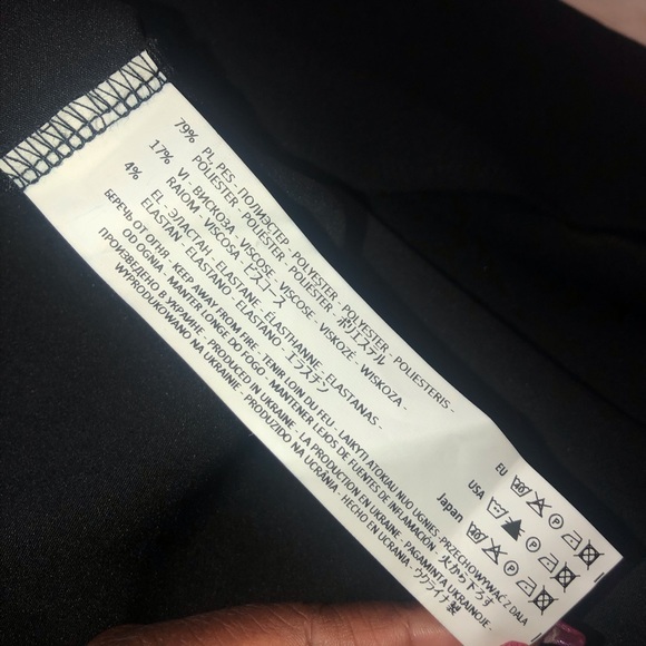 Anette black wrap A line dress - Picture 10 of 10